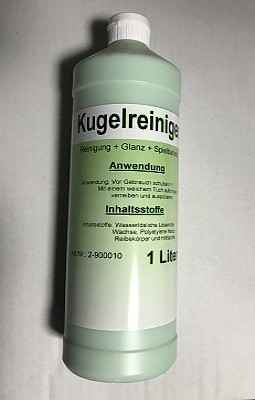 Čistící přípravek na koule s adhezivním úč